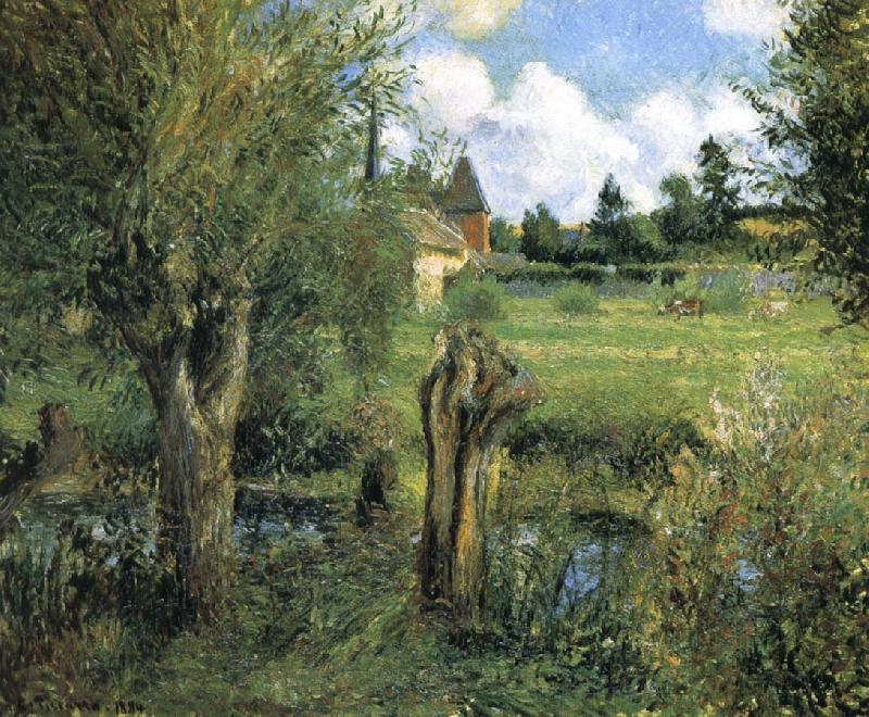 Camille Pissarro the riparian France oil painting art